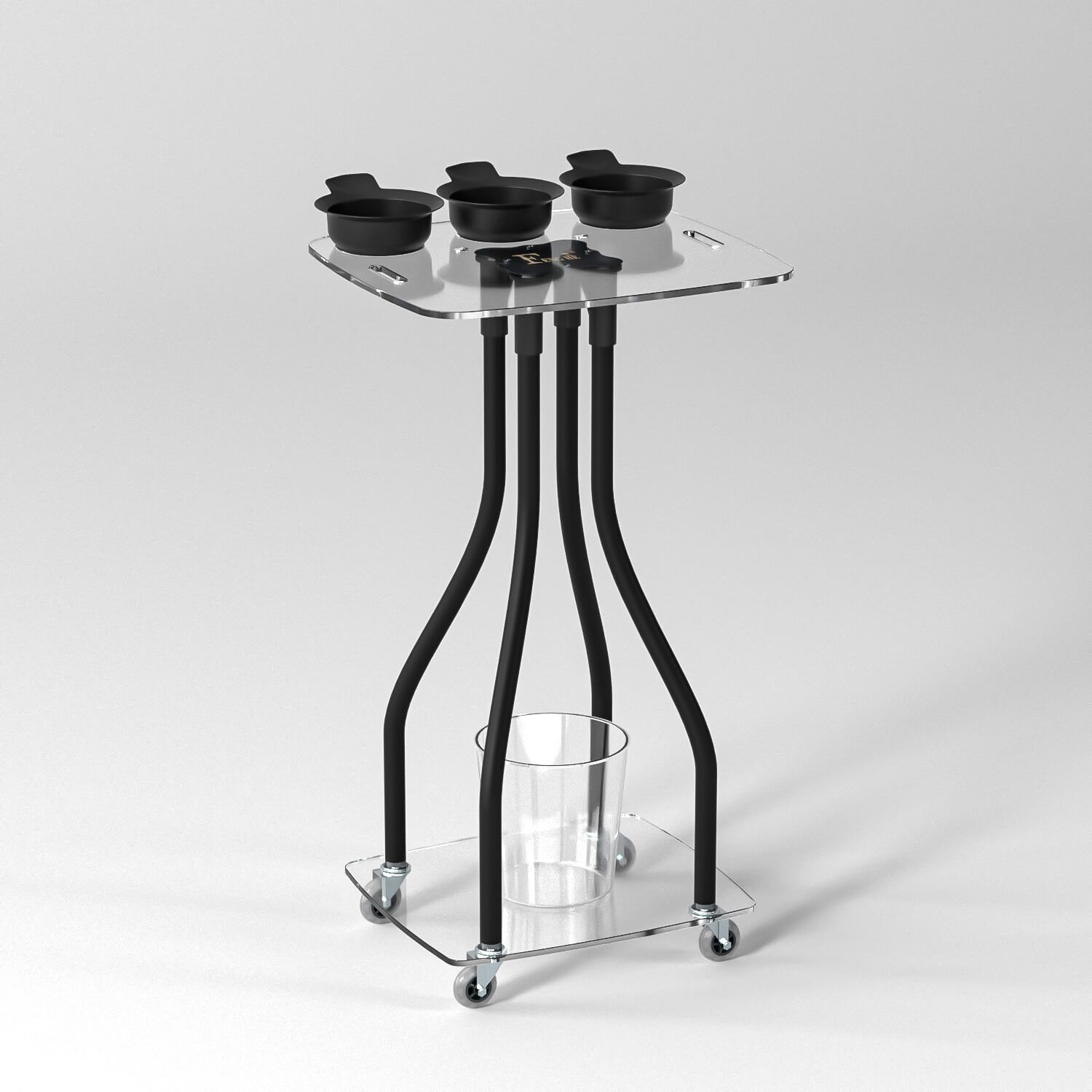 ProStyle Acrylic Color Tray Trolley