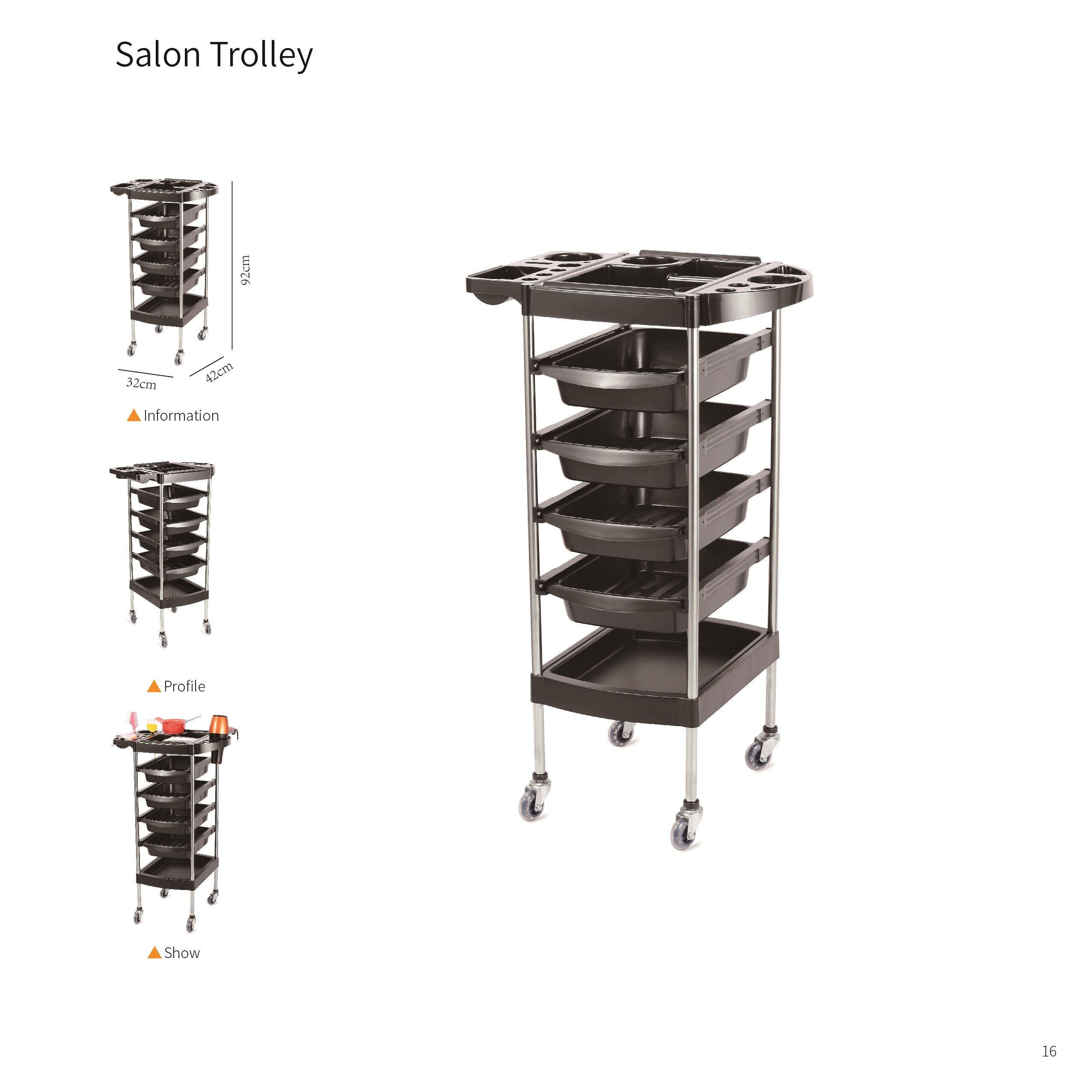 Flybridge Hair Coloring Trolley