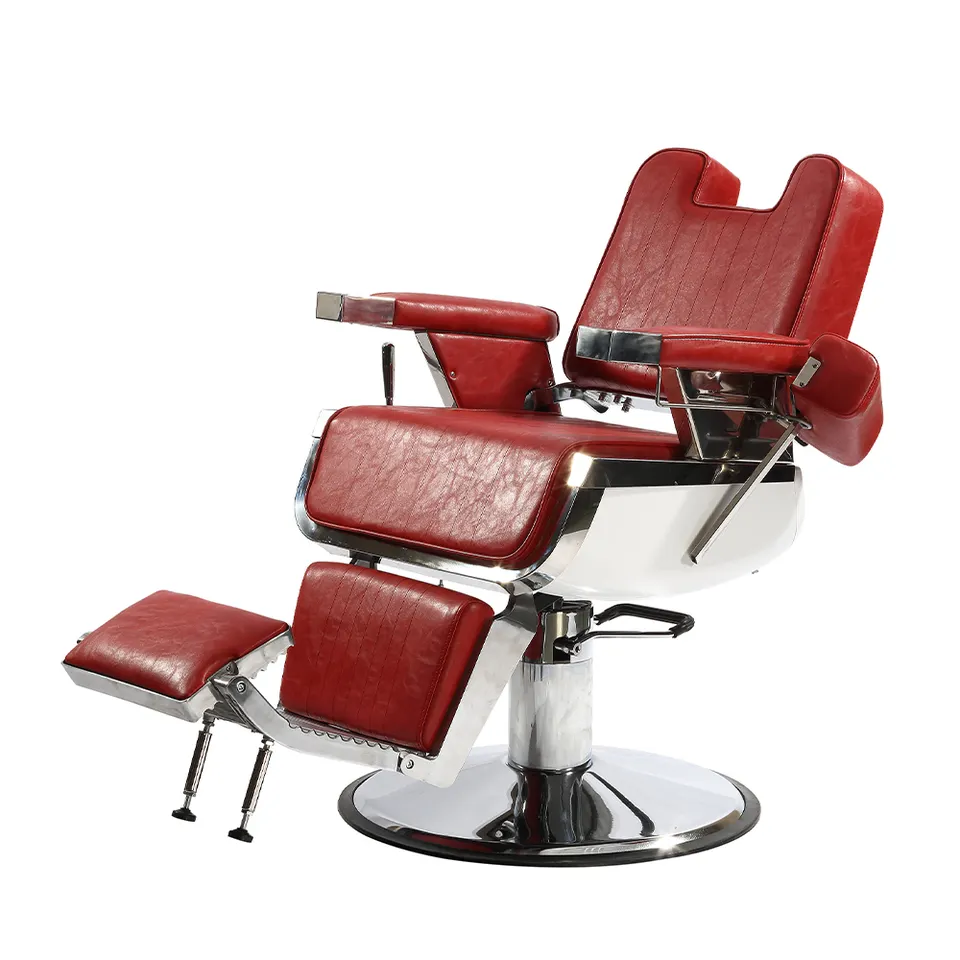 Timeless Elegance Barber Reclining Chair 2 Timeless Elegance Barber Reclining Chair - Imagen 2