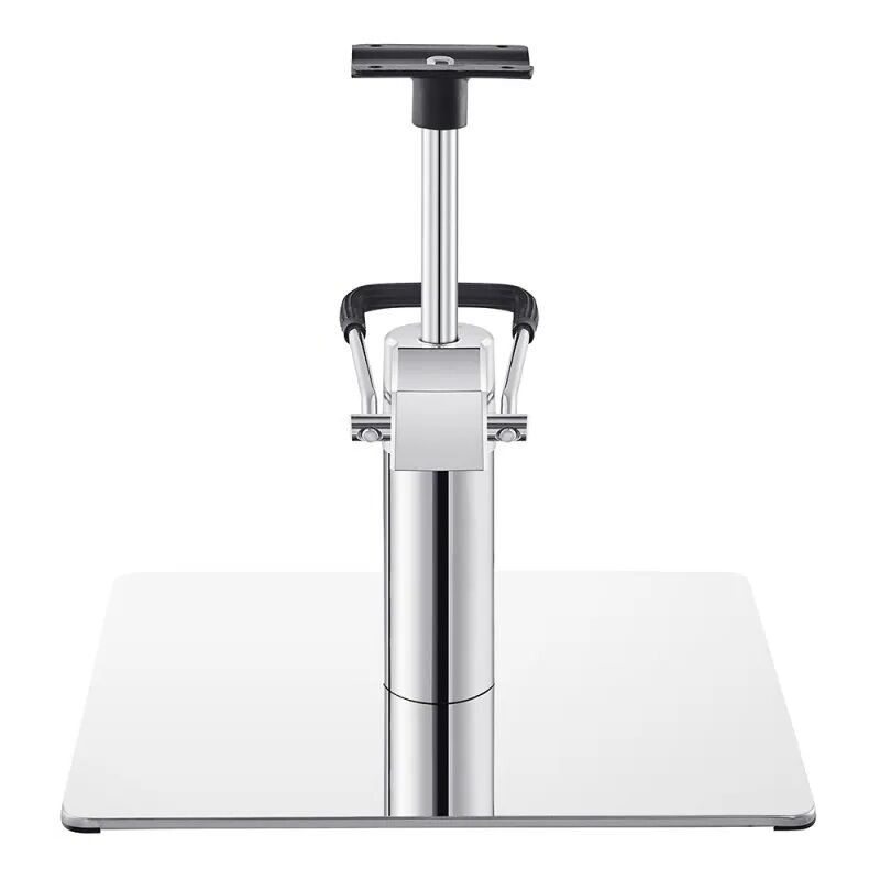 Brushed Stainless Steel Square Base With Hydraulic Pump 2 Brushed Stainless Steel Square Base With Hydraulic Pump