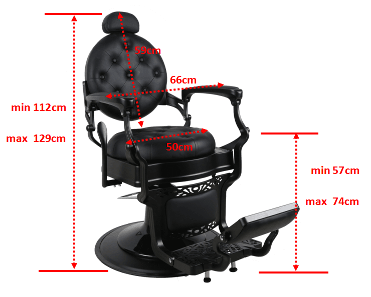 Classic Prestige Barber Reclining Chair 5 Classic Prestige Barber Reclining Chair
