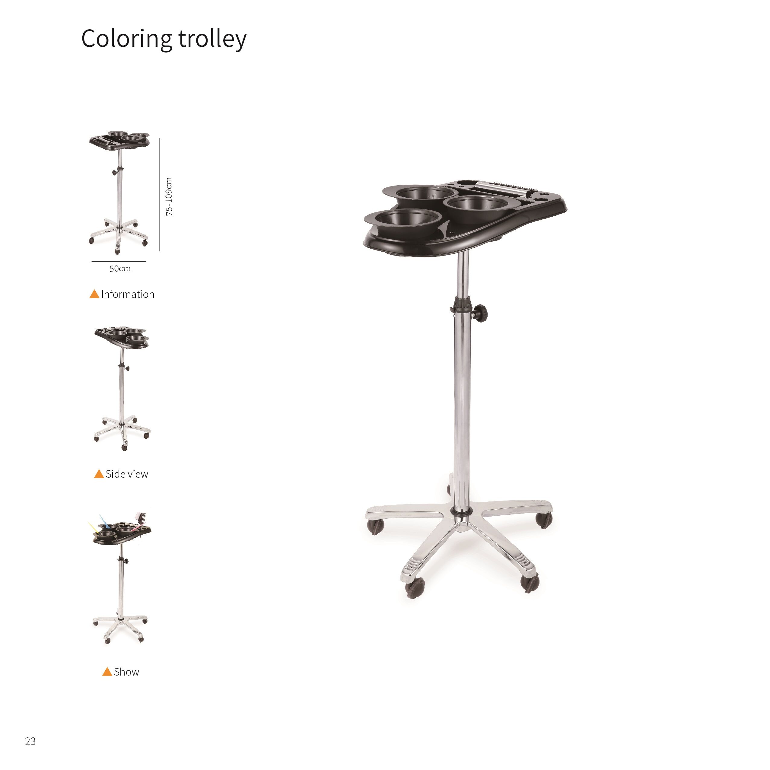 ColorCraft Beauty Salon Trolley Cart 1 ColorCraft Beauty Salon Trolley Cart