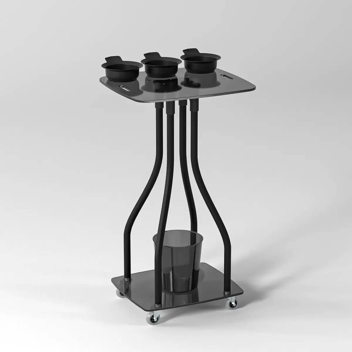ProStyle Acrylic Color Tray Trolley 1 salon trolley-17-1