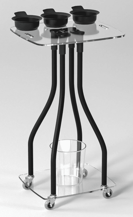 ProStyle Acrylic Color Tray Trolley 2 trolley-17