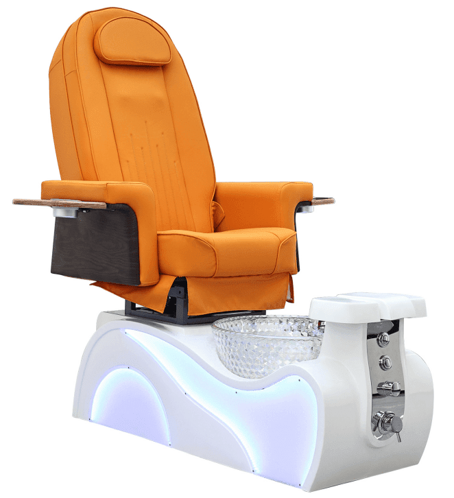 Luxury Robotic Roller Massage Pedicure Chair with Crystal Glass Bowl 1 34001